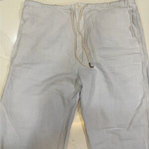 Banana Republic Light Blue Linen Pants